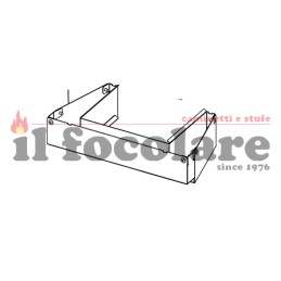 MCZ Griglia cenere MCZA Ricambio in ghisa 36x24