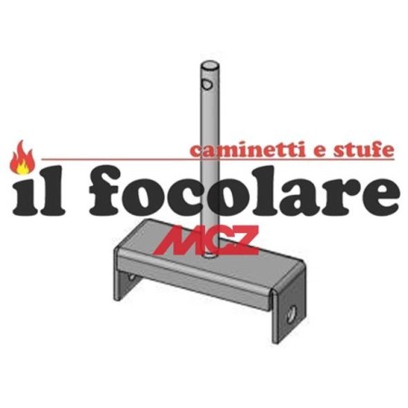 STAFFA SOSTEGNO RASCHIATORE STUFA A PELLET ORIGINALE MCZ COD. 41400914740