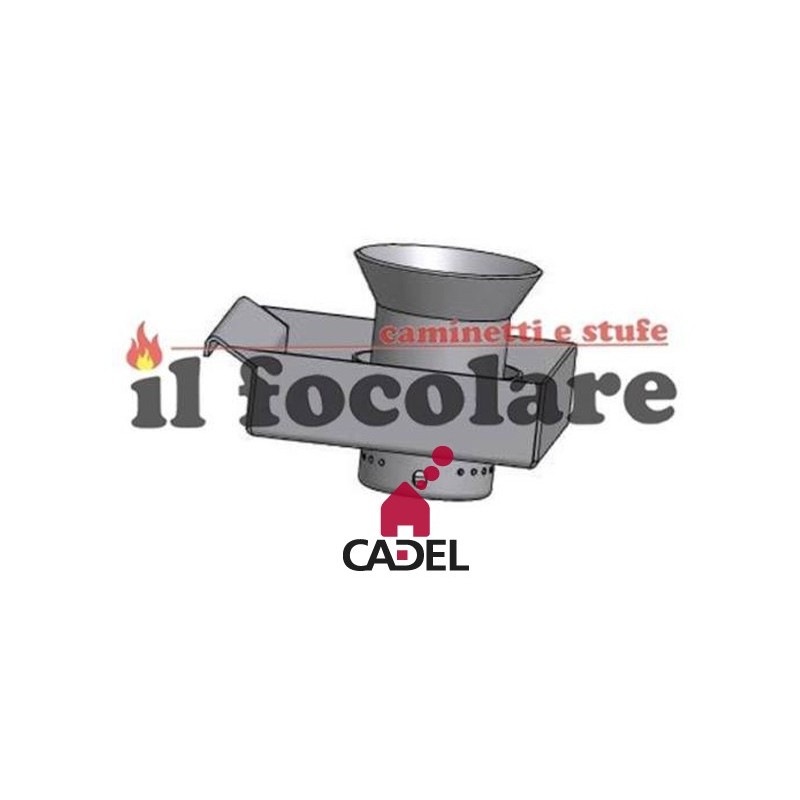 BRACIERE CROGIOLO COMPLETO CON GRIGLIA CADEL MCZ WALL LEAN PLUS 4D2401303719