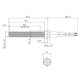 RESISTANCE CANDLET CERAMIC 315W MCZ ORIGINAL