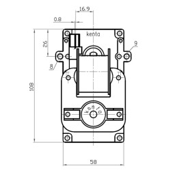 MOTOR DE ENGRANAJES KENTA 2.5 RPM
