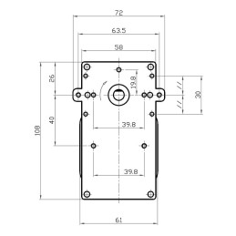KENTA 2,5 U / min GETRIEBE MOTOR