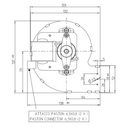 ZENTRIFUGALVENTILATOR D2E133-AM47-01