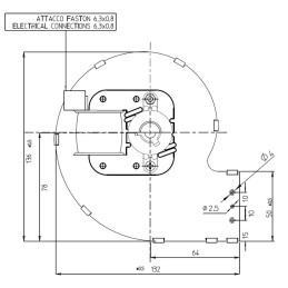 VENTILATORE CENTRIFUGO CFO-DA 80x83-35