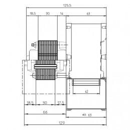 VENTILATORE CENTRIFUGO CFO-DA 80x83-35