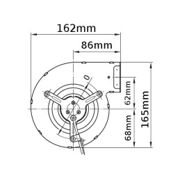 ZENTRIFUGALVENTILATOR D2E097 BE01-02 2GDS15