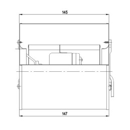 VENTILADOR CENTRÍFUGO EBM D2E120