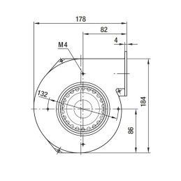 VENTILADOR CENTRÍFUGO EBM G2E120-AR77-01