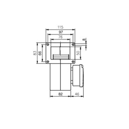 VENTILADOR CENTRÍFUGO EBM G2E108-AA01-56
