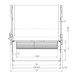 ZENTRIFUGALVENTILATOR R4S190-AC04-05