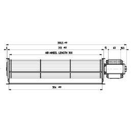 300MM TANGENTIAL FAN