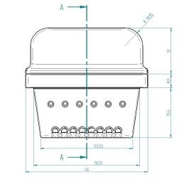 Assieme cestello braciere per stufe a pellet