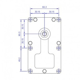 Motoriduttore 4W 10 G/Minuto Albero mm.Ø7 220V