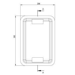 Corrugated grill 30X20
