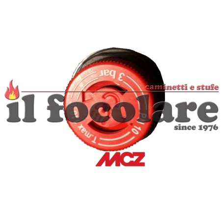SAFETY VALVE 3 BAR MCZ RED ORIGINAL COD. 41501103300