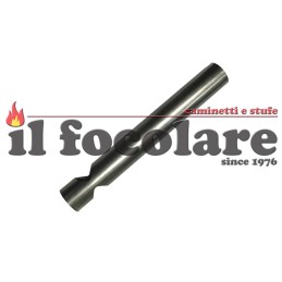 Conveyor tube for pellet stove heating elements