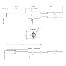 RESISTENCIA CANDLET CERAMICA 103MM 250W