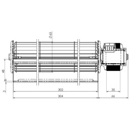 360MM TANGENTIAL LÜFTER