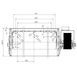 360MM TANGENTIAL LÜFTER