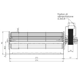 270MM TANGENTIAL FAN