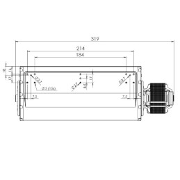 240MM TANGENTIAL LÜFTER