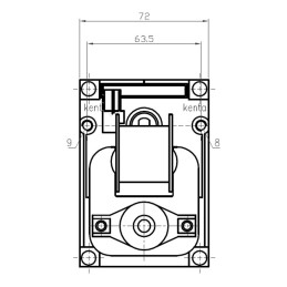 Motore girarrosto KENTA 2,5rpm, 28Watt.