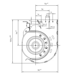 VENTILADOR TANGENCIAL 360MM