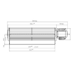 TANGENTIAL FAN 360MM KARMEK ONE ref. SML661-00