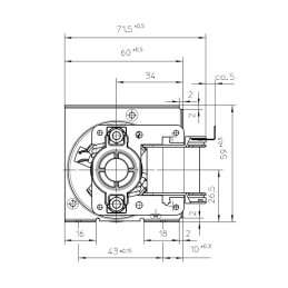 VENTILATORE TANGENZIALE 180MM 22W