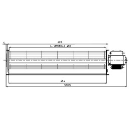 VENTILADOR TANGENCIAL 480MM 47W