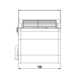 Radialventilator RLD76 / 8600ZA60-3030LH