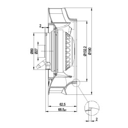 Ventilador centrífugo R2E190-RA26-14