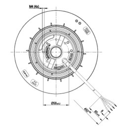Ventilador centrífugo R2E190-RA26-14