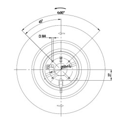 Ventilatore centrifugo R2E190-RA26-14