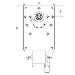 KENTA 12 U / min GETRIEBE MOTOR