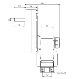 KENTA 12 U / min GETRIEBE MOTOR