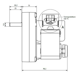 MOTOR DE ENGRANAJES KENTA DE 1 RPM