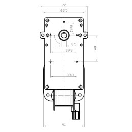 KENTA 1,5 U / min GETRIEBE MOTOR
