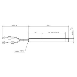 ELECTRIC RESISTANCE 185mm 400w D 12.5
