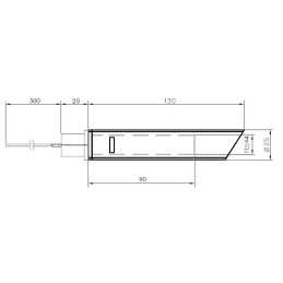 RESISTENZA 130mm 90mm 350w