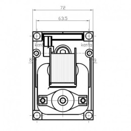 KENTA 3 U / min GETRIEBE MOTOR MIT ENCODER