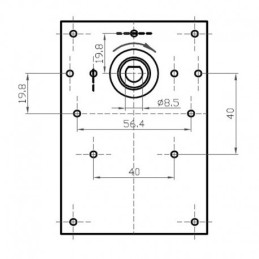 KENTA 3 U / min GETRIEBE MOTOR MIT ENCODER