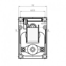 KENTA 3 U / min GETRIEBE MOTOR MIT ENCODER