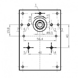 KENTA 3 U / min GETRIEBE MOTOR MIT ENCODER