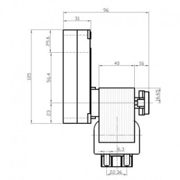 8.5 RPM KENTA GEAR MOTOR