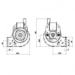 TANGENTIAL FAN 381MM 43W