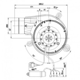 SMOKE EXTRACTOR EBM G2E150-DN91-12