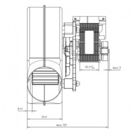 ESTRATTORE FUMI EBM RLG108/4200A29-3030LH-577