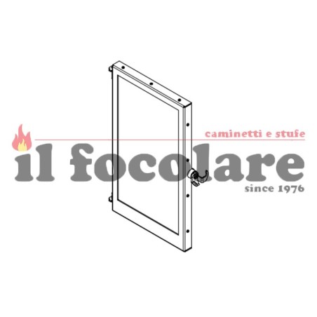 PORTA FOCOLARE IN LAMIERA MCZ 437016055