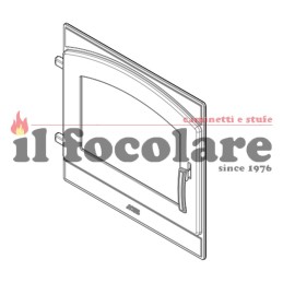 PORTA COMPLETA STUFA DECO MCZ